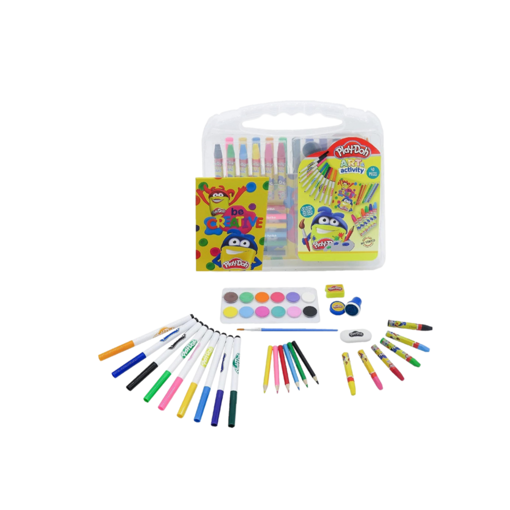 Play-Doh 40 Pieces Drawing Case