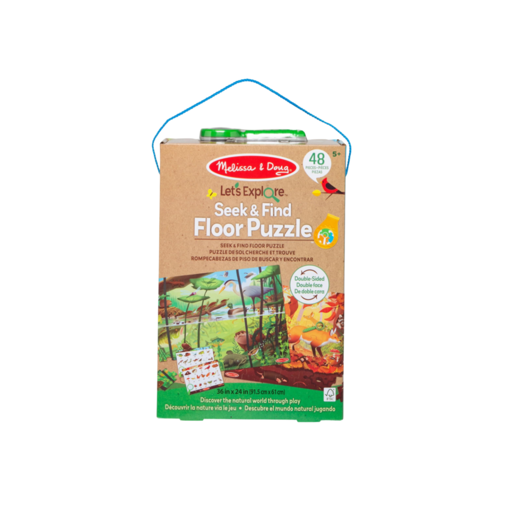 Melissa & Doug Double-Sided Seek & Find Puzzle