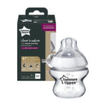 Tommee Tippee Closer To Nature Feeding Bottle, 150Ml X 1  - Clear