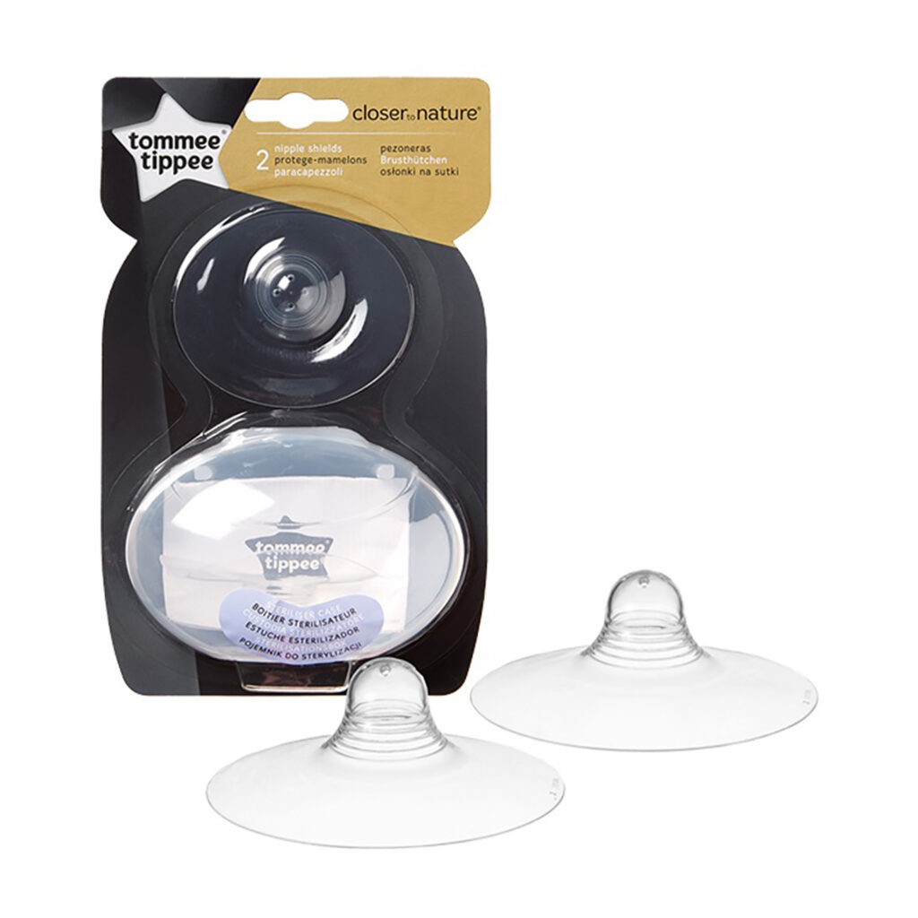 Tommee Tippee Closer To Nature Nipple Shields X2 With Sterilizer Case