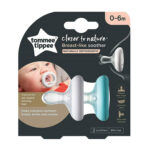 Tommee Tippee Closer To Nature Breast Like Soother,  Pack Of 2,  (0-6 Months)