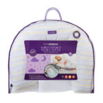Clevamama Mum2Me Maternity Pillow & Baby Pod - Grey /Yellow Stripes