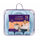 Clevamama Cleva Cushion Nursing Pillow & Baby Nest - Blue