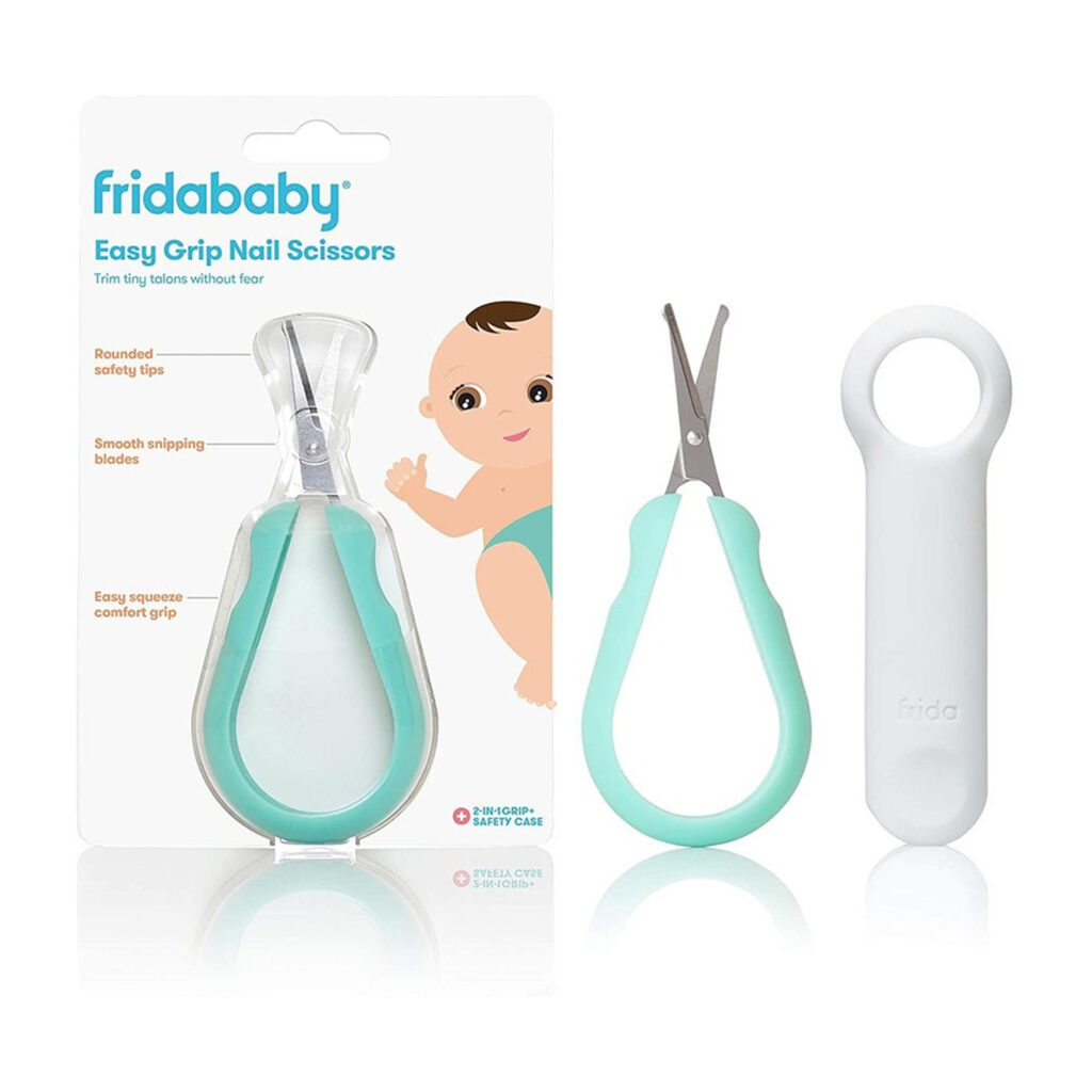 Frida Baby Easy Grip Nail Scissors By Frida Baby Safe For Infant Newborn Toddler Nails