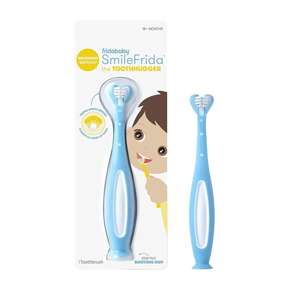 Frida Baby Triple-Angle Toothhugger Training Toothbrush For Blue