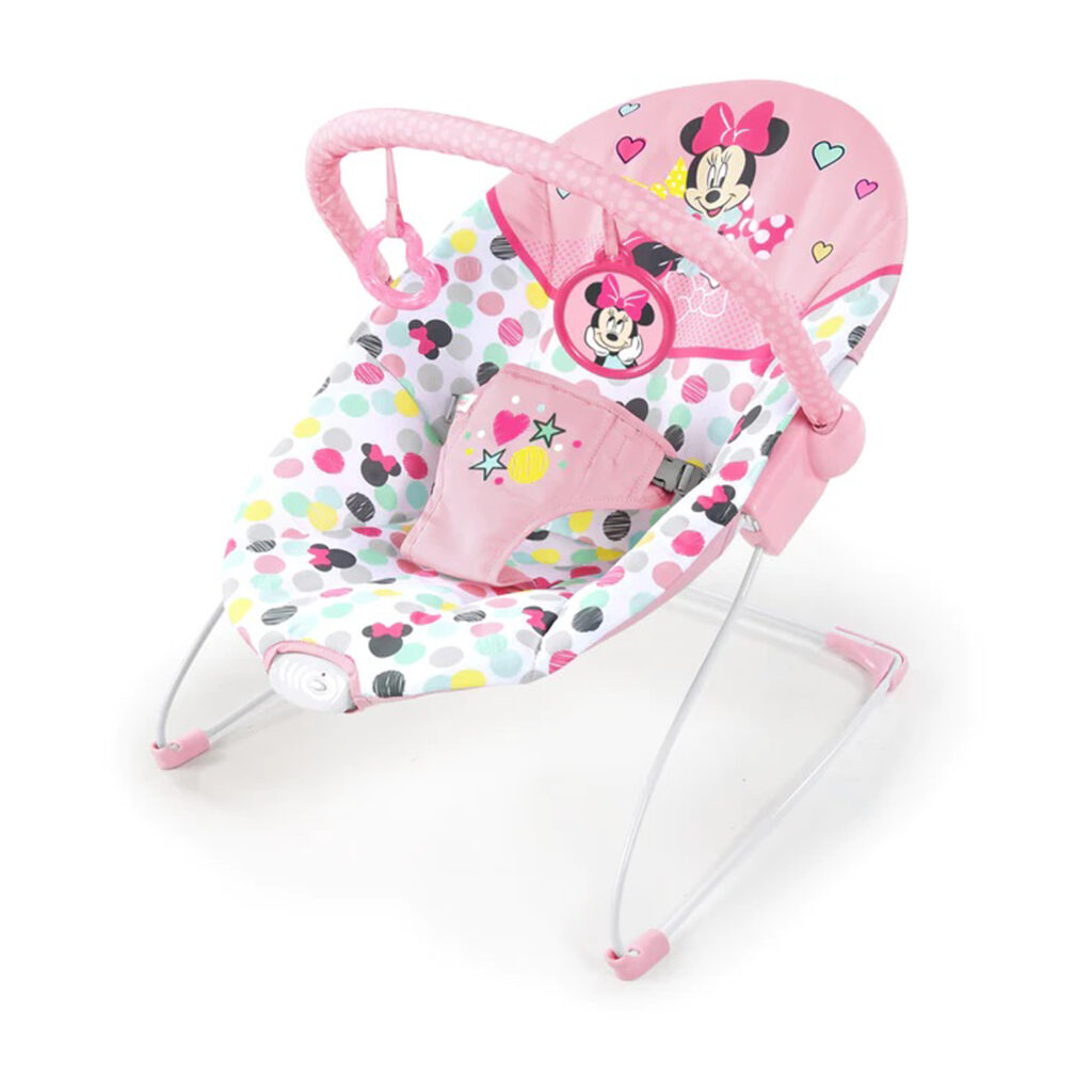 Bright Starts Minnie Mouse Spotty Dotty(Tm) Vibrating Bouncer