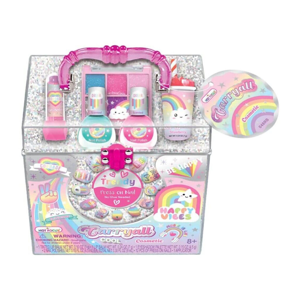 Hot Focus Rainbow Carryall Cosmetic Set - Makeup