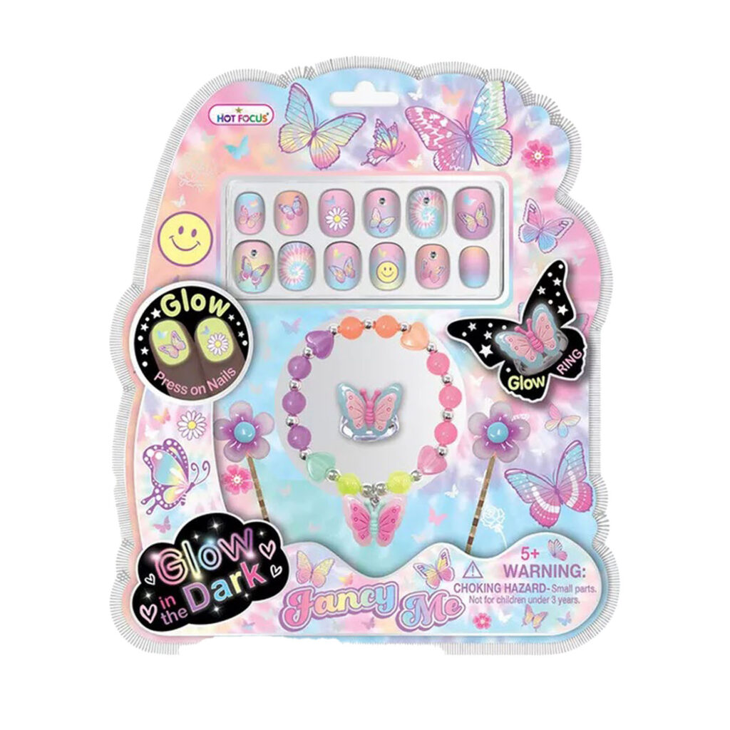 Hot Focus Fancy Nails - Butterfly