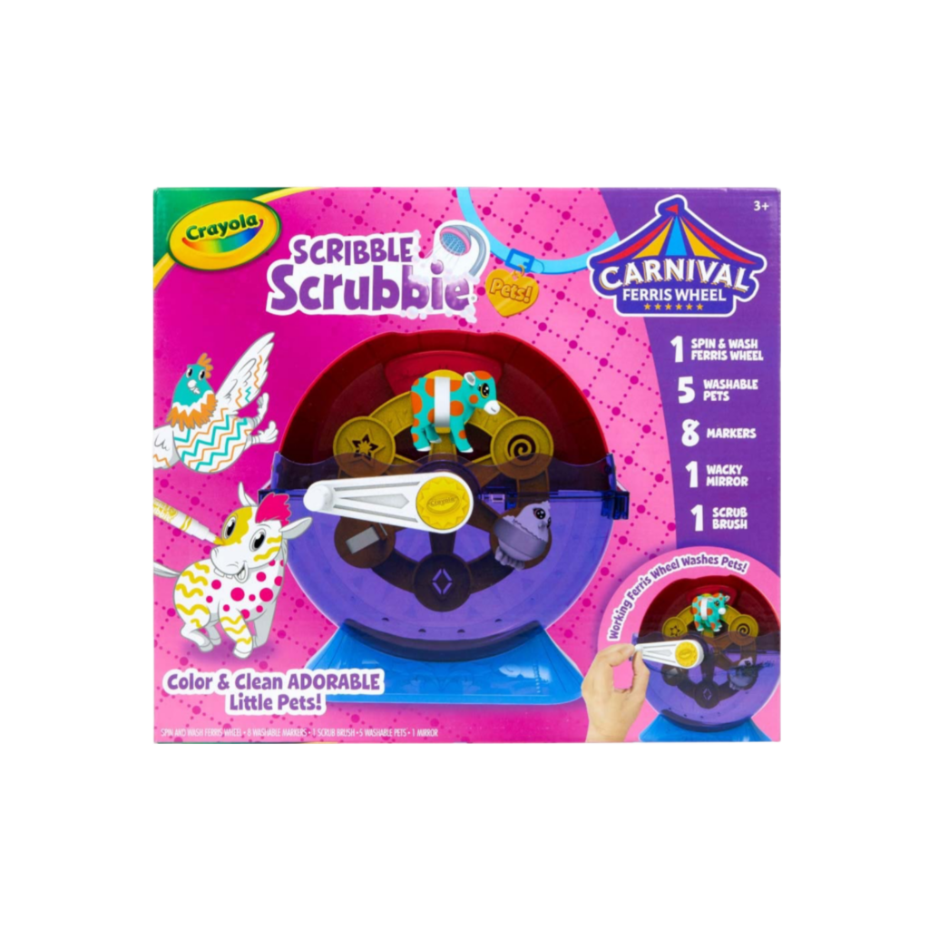 Crayola Scribble Scrubbie Pets Spin & Wash Carnival