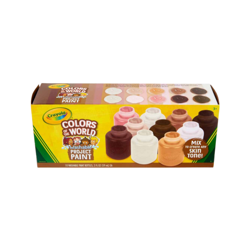 Crayola 10 Ct Washable Paint, 2-Oz. Bottles, Colors Of The World