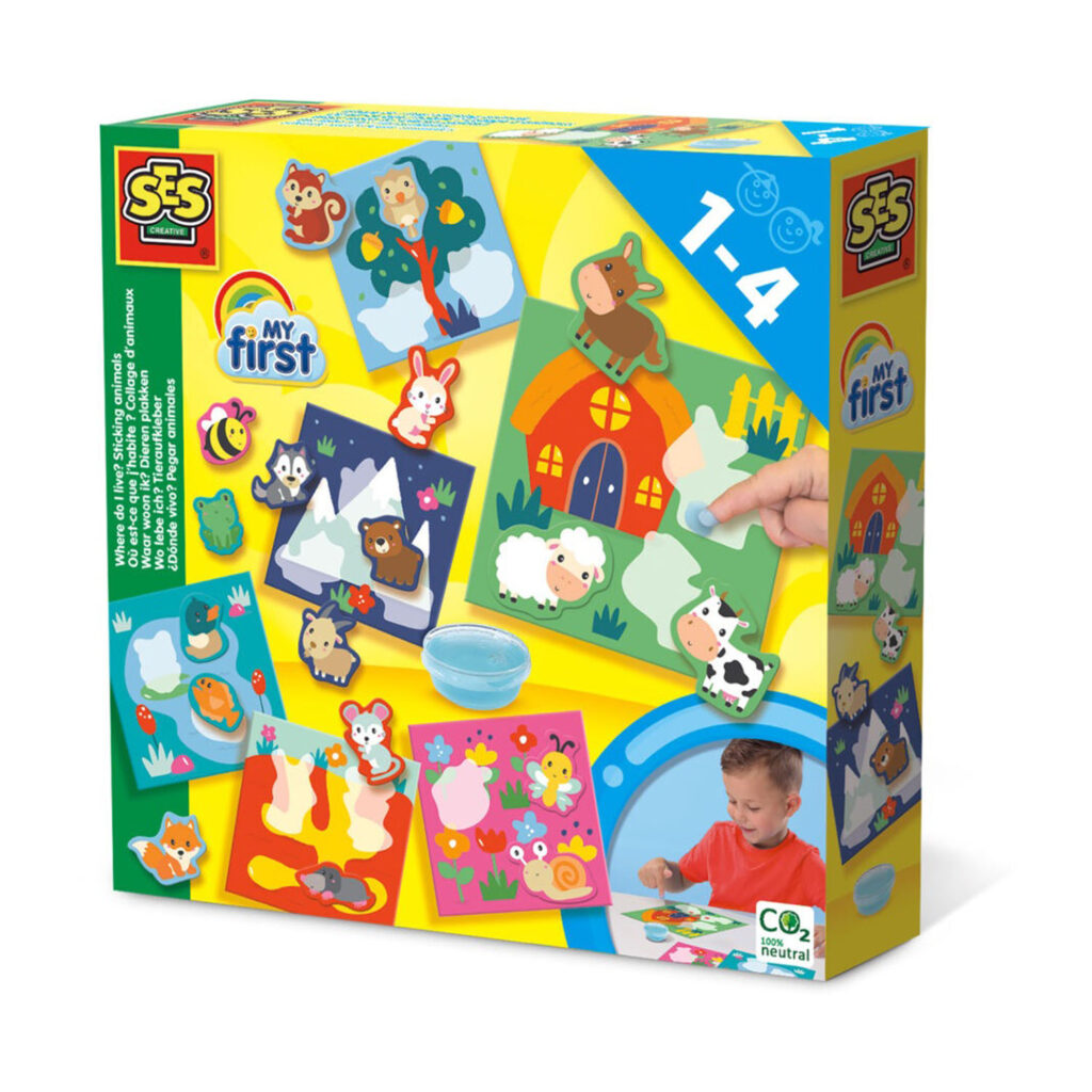 Ses My First - Where Do I Live? Sticking Animals 14401