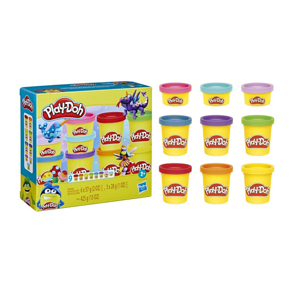 Hasbro Play-Doh Bright Rainbow 9 Pack E7965