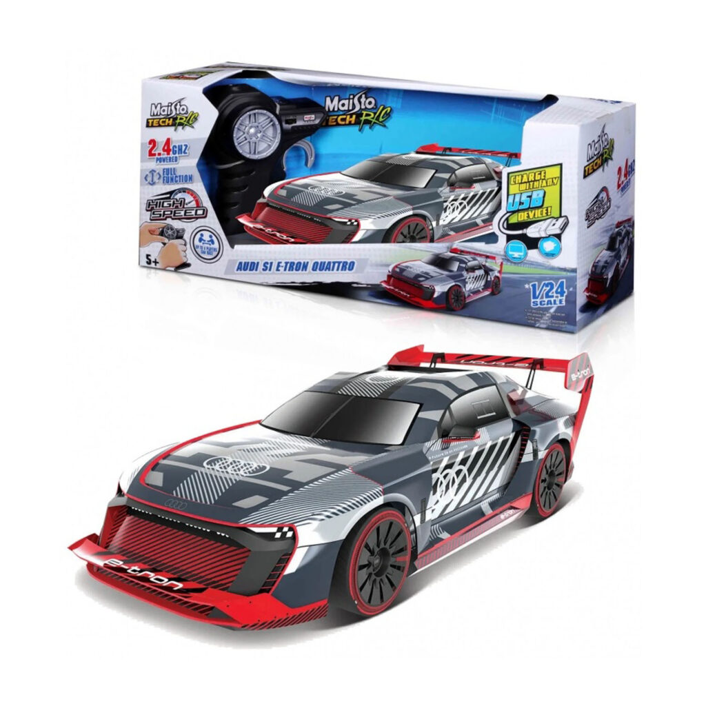 Maisto  1:24 Rc Premium  - Audi S1 E-Tron Quattro  - 2.4 Ghz (Usb Rechargeable)    82342