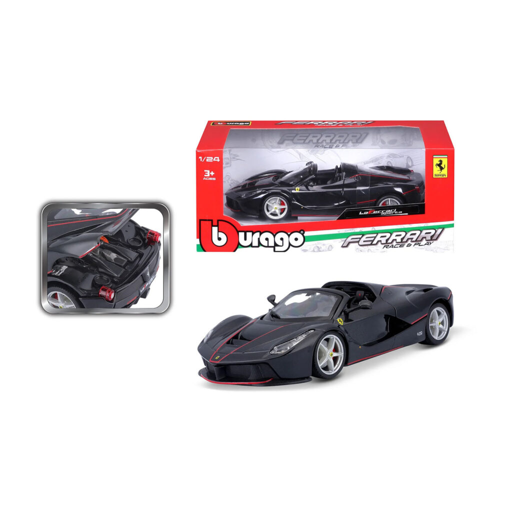 Bburago 18-26022 1:24 Ferrari  Race & Play (W/O Stand) - Laferrari   Aperta - Bk 47526022
