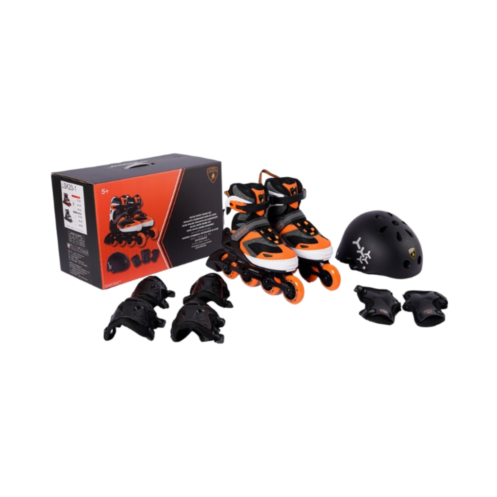Lamborghini Inline Skate Combo Set - Orange - 35-38