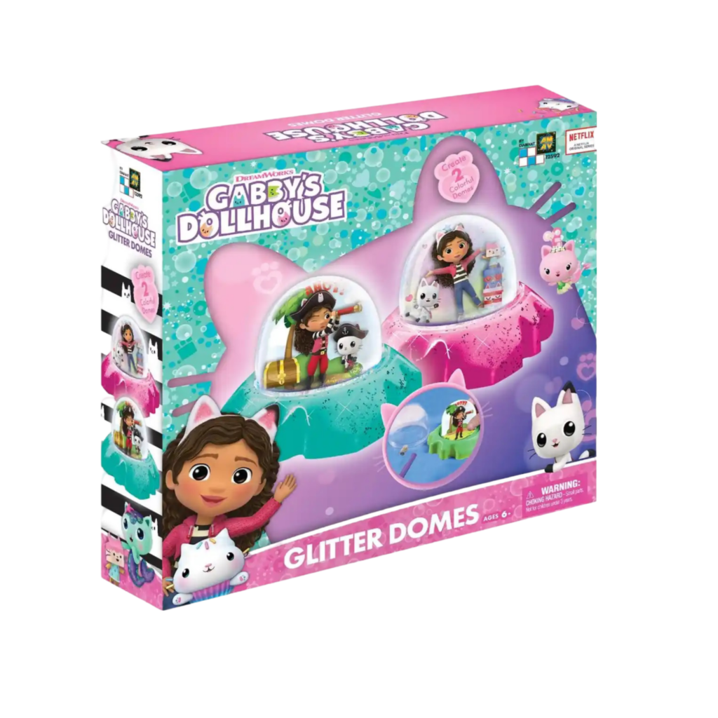 Gabby'S Dollhouse Glitter Domes