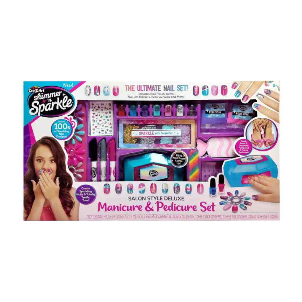 Cra-Z-Art Shimmer N Sparkle Salon Style Deluxe Manicure & Pedicure