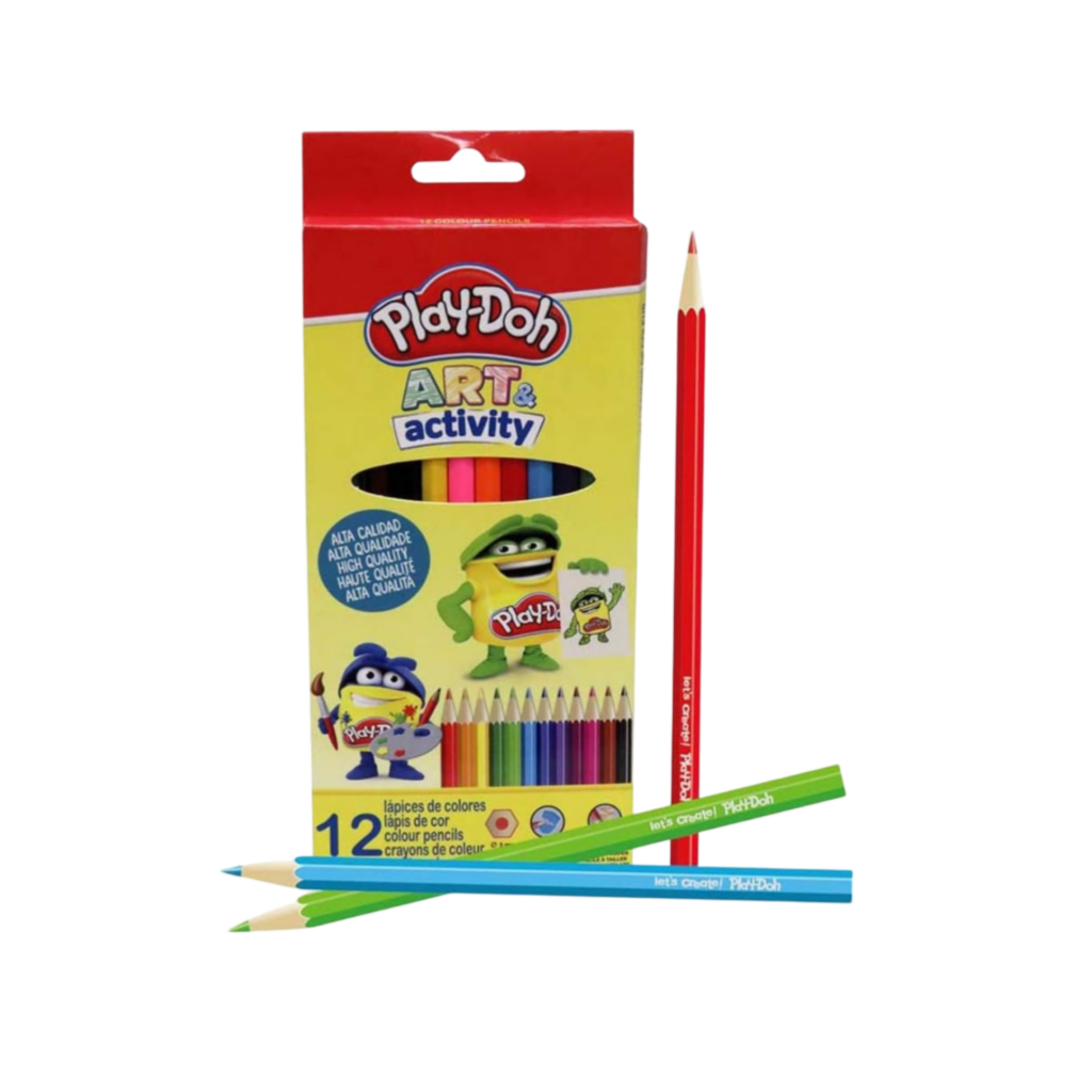 Play-Doh 12 Color Pencils