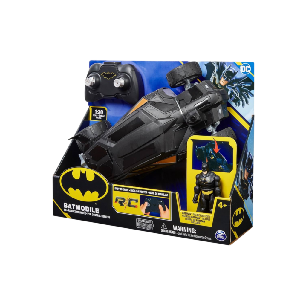 Dc Batman Rc 1:20 Batmobile With Figure