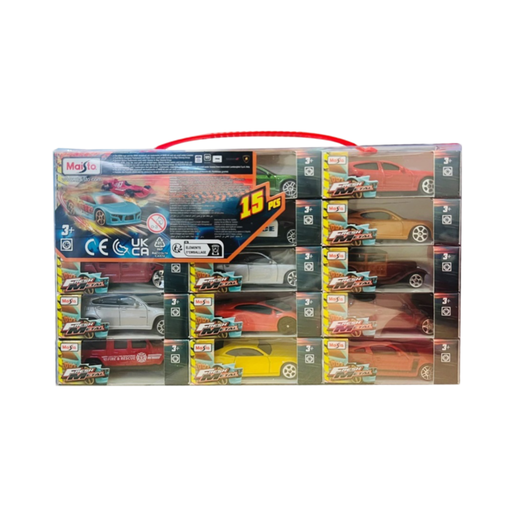 Maisto Fm 3" 15 Pieces In Plastic Blister Bag