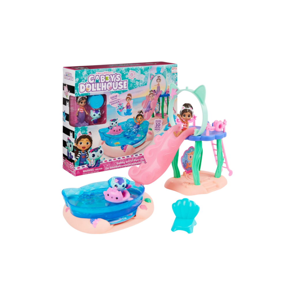 Spin Master Gabby'S Dollhouse Girls Purrific Pool Playset