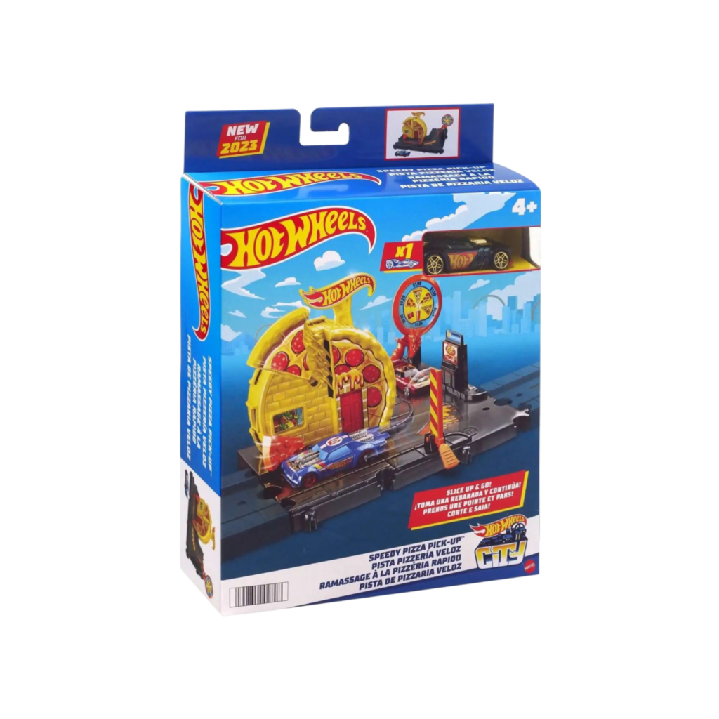 Mattel Hot Wheels  City Mini Track - Speedy Pizza Pick-Up