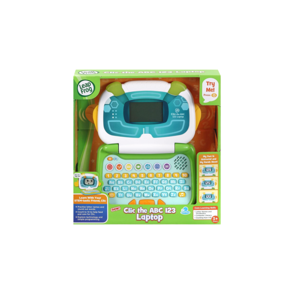 Leap Frog Clic The Abc, 123 Laptop - Green