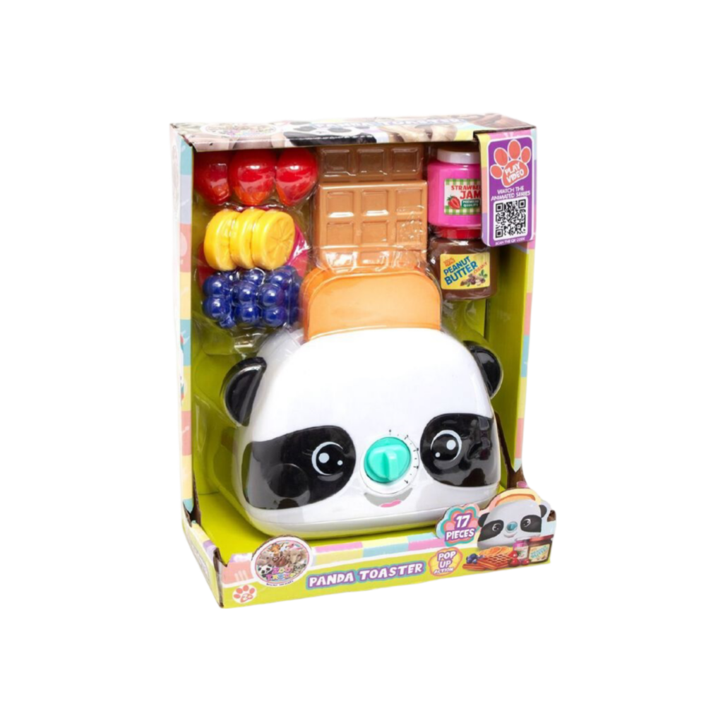 Zoo Troop Panda Toaster With 2 Slices Of Toast And Lots Of Accessories