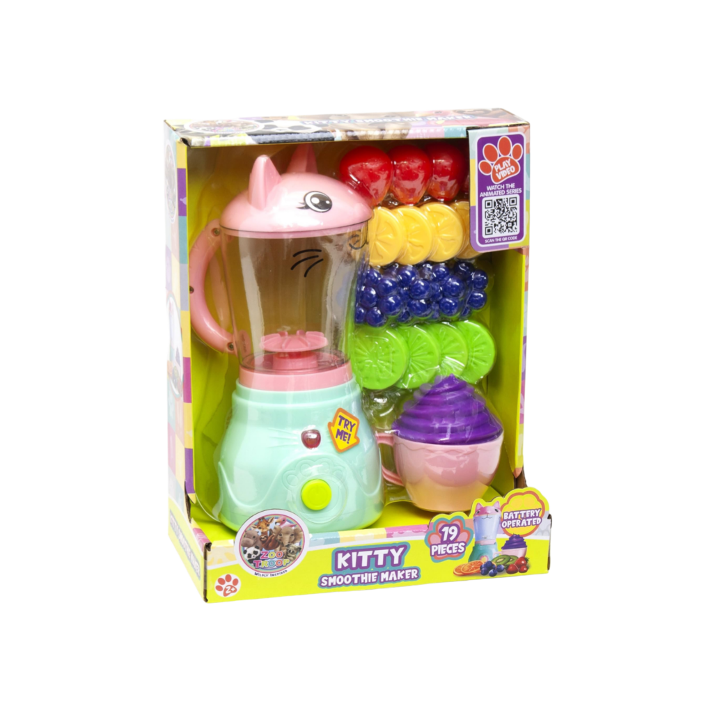 Zoo Troop Kitty Blender With Lots Of Accessories