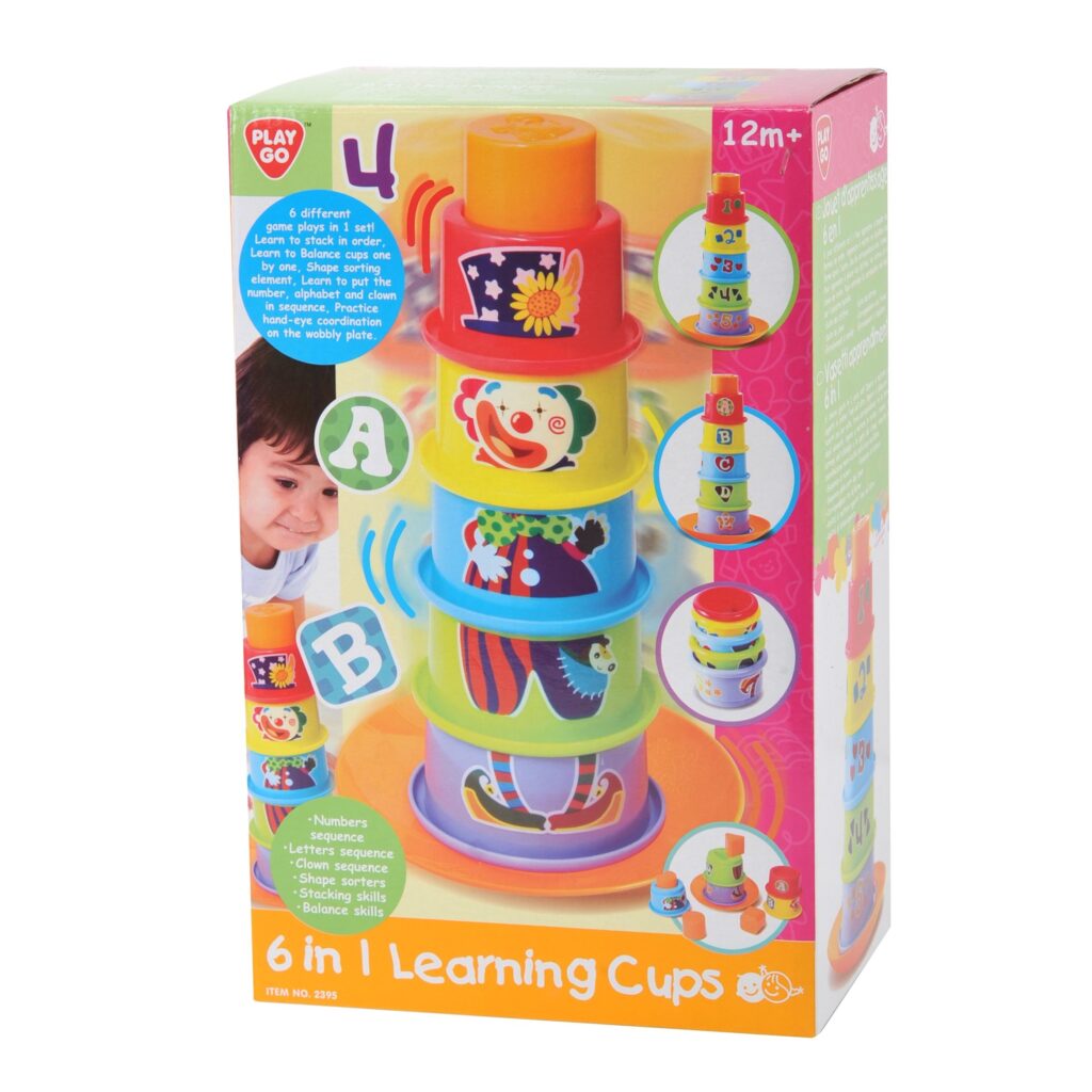 Playgo 6 In 1 Learning Cups