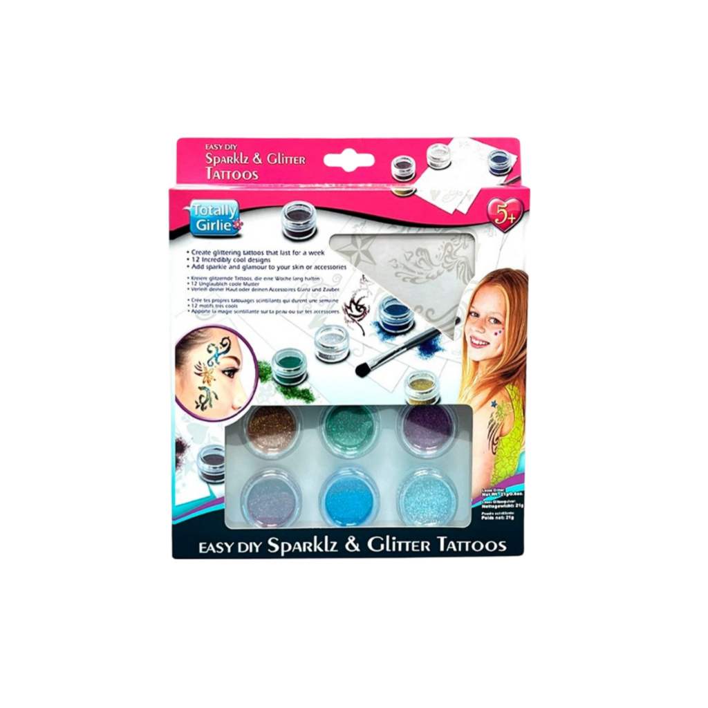 Totally Girlie Easy Diy Sparklz & Glitter Tattoos