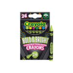 Crayola 24 Ct Bold & Bright Construction Paper Crayons