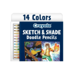 Crayola 14 Ct Sketch & Shade Doodle Pencils