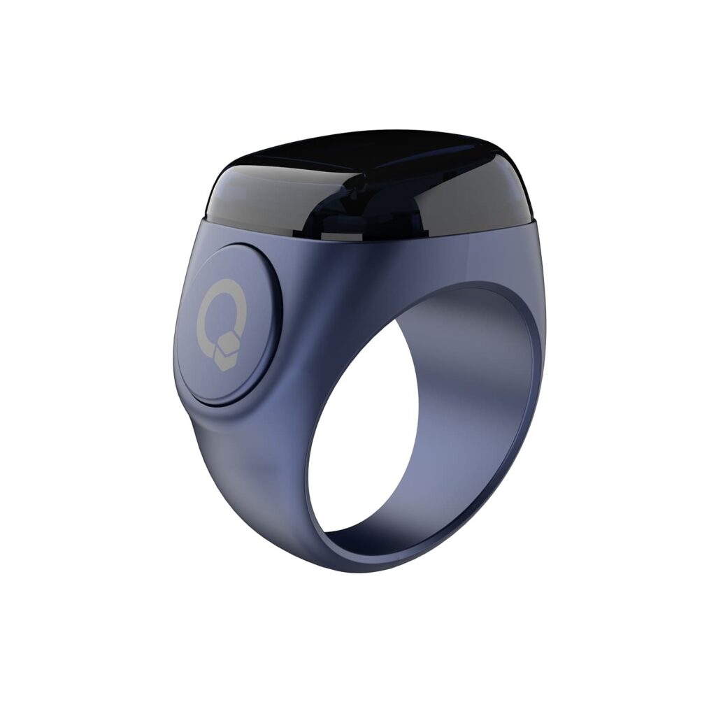 Iqibla Noor Ring 18Mm Blue