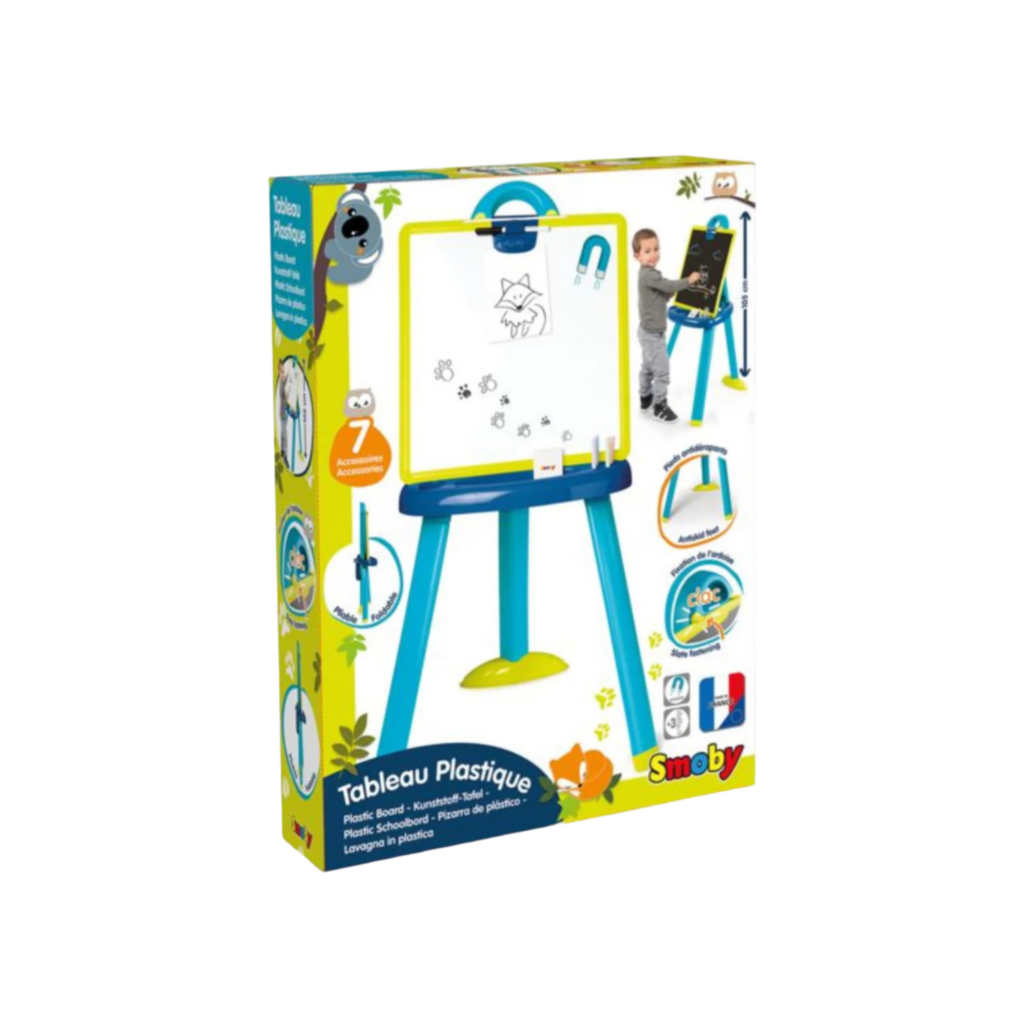 Smoby Blue Plastic Board + Letters