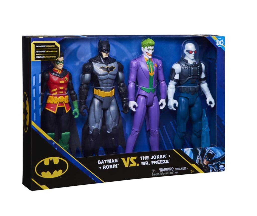 Dc Batman Figure 12" 4-Pack
