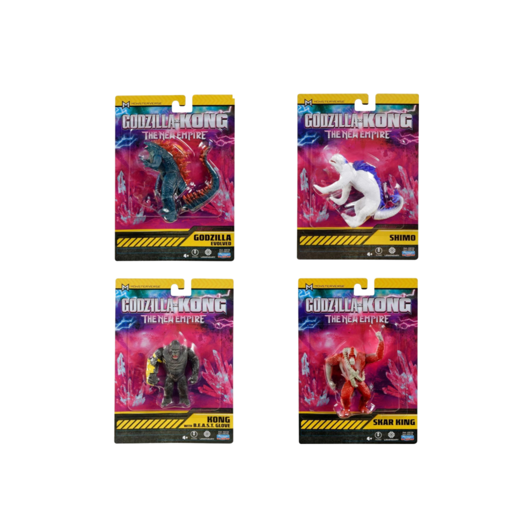 Godzilla X Kong Value Figure 3.25" Assorted 4