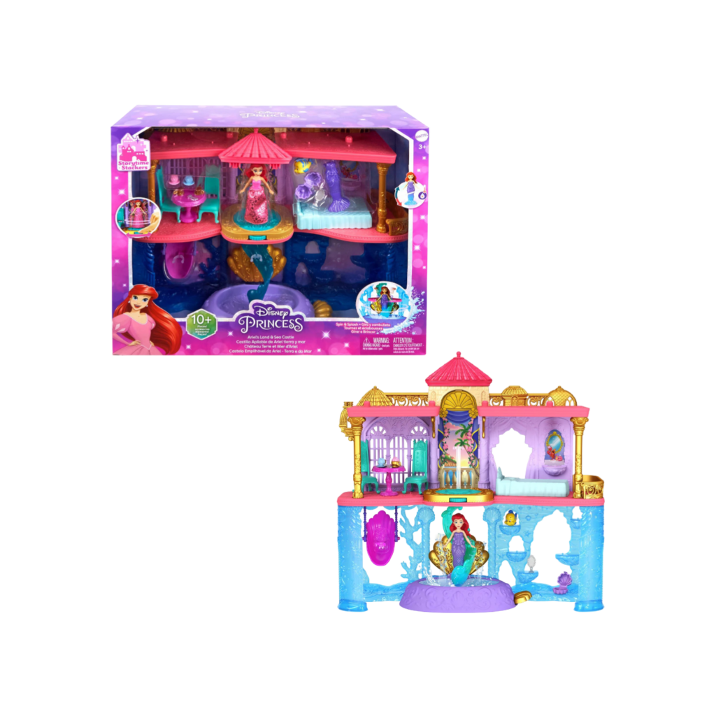 Mattel Disney Princess Small Doll Ariel Deluxe Castle