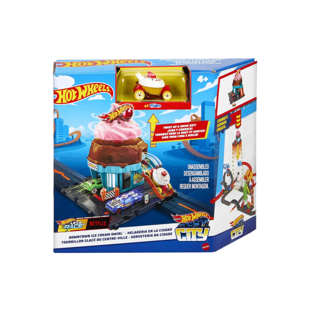 Mattel Hot Wheels City Downtown Ice Cream Shop