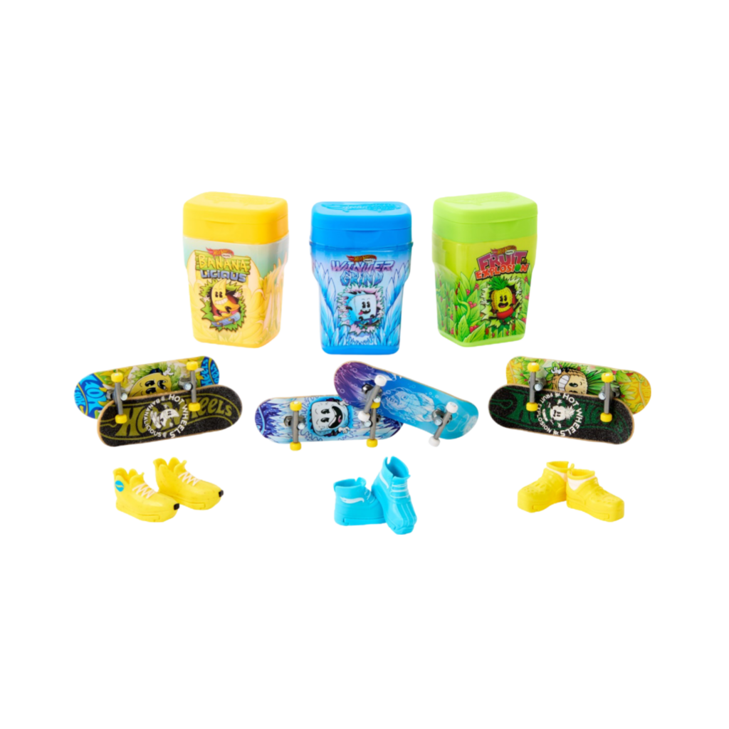 Mattel Hot Wheels Skates Gum Container 2-Pack Assorted