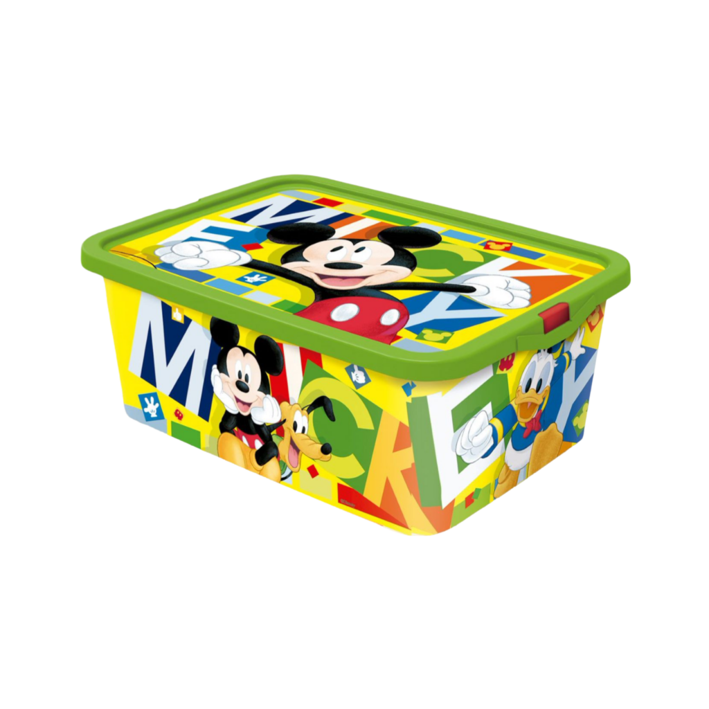 Stor Storage Click Box 13 L Mickey Watercolor