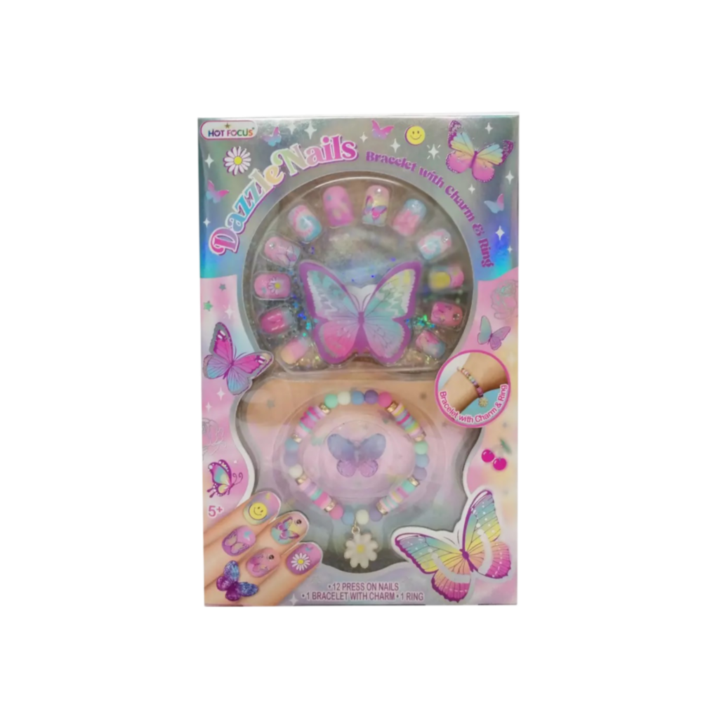 Hot Focus Dazzle Nails