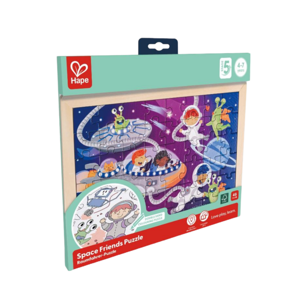 Hape Space Friends Puzzle