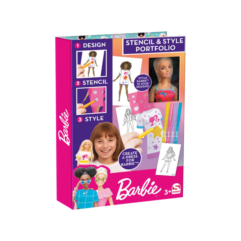 Barbie Stencil & Style With Doll