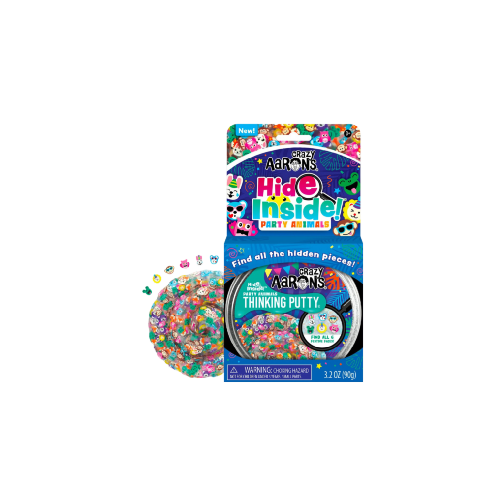 Crazy Aaron Party Animal - Full Size 4" Thinking Putty Tin For Eu