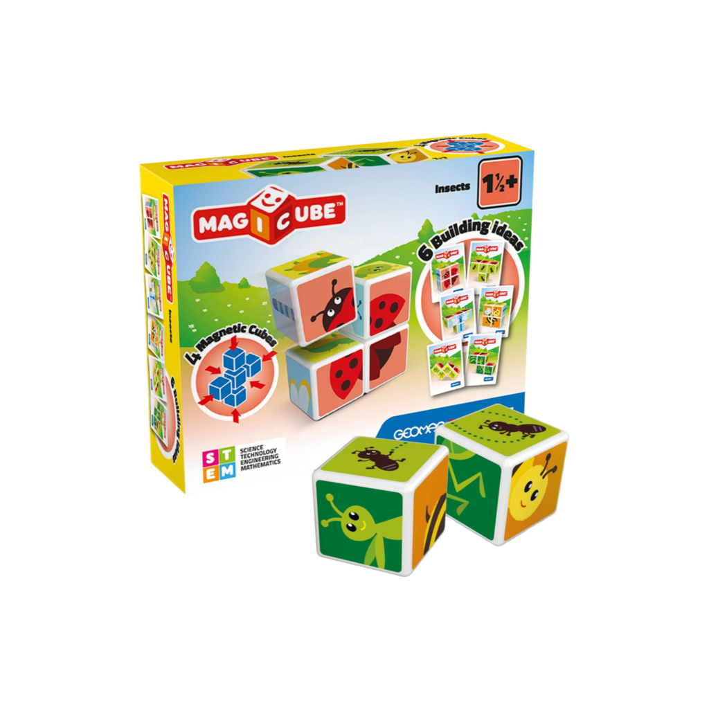 Geomag Magicube Printed Insects + Cards 7 Pcs