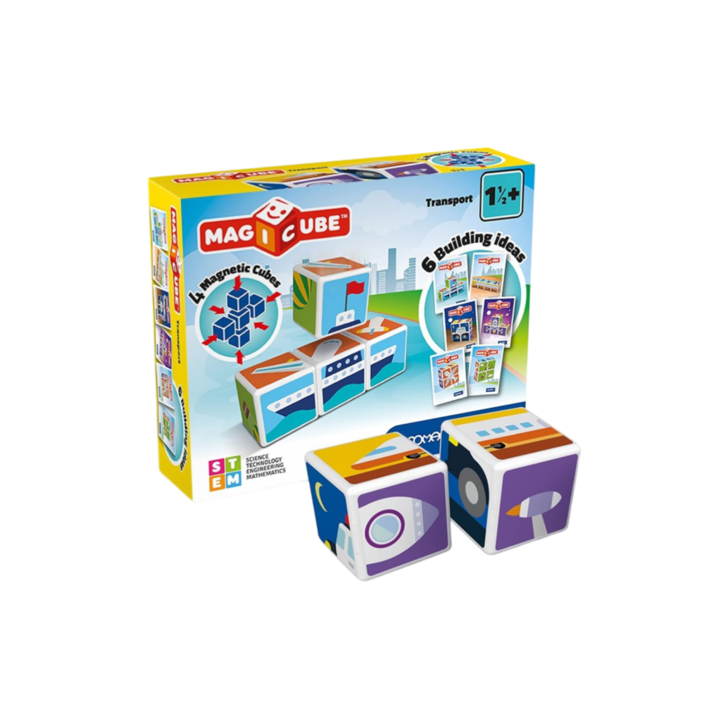 Geomag Magicube Printed Transport + Cards 7 Pcs