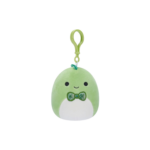 Squishmallows Little Plush 3.5" Clip-Onsqm Danny - Green Dino W/Bowtie