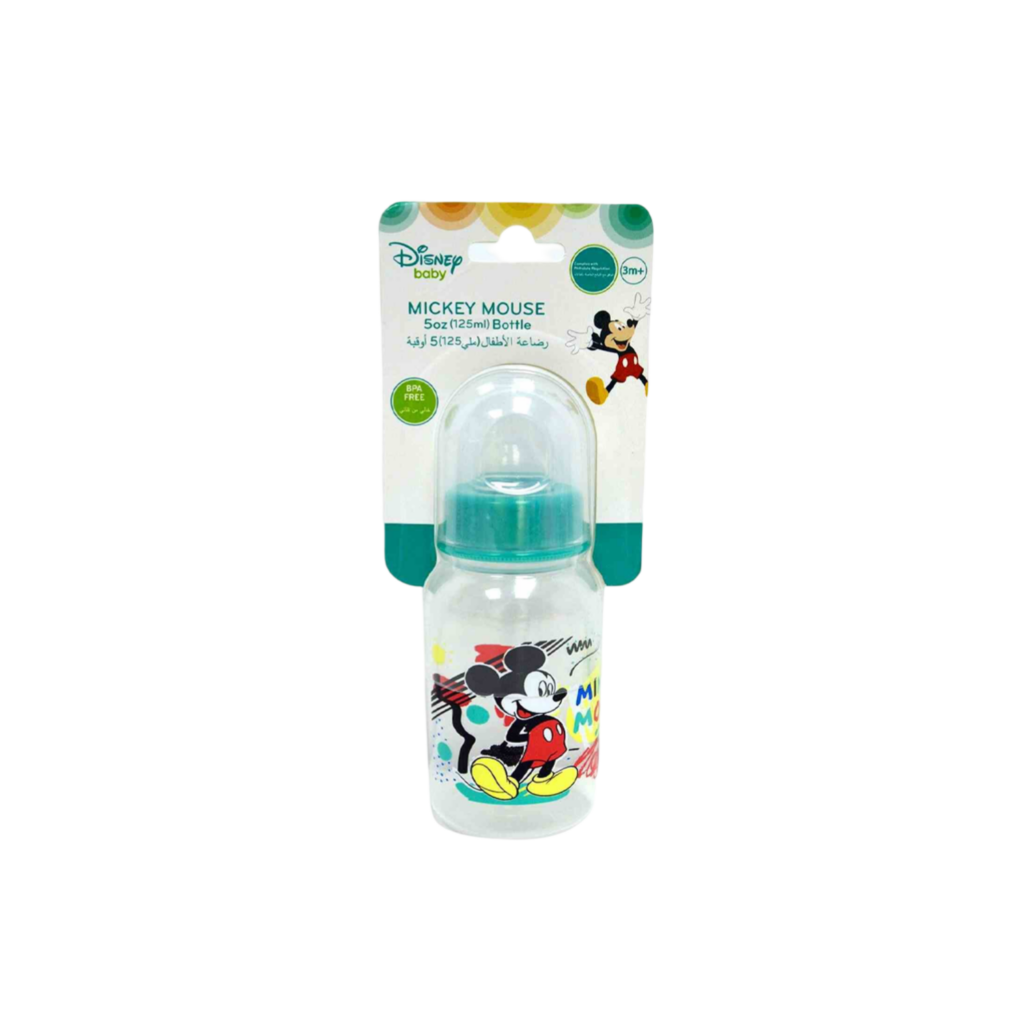 Disney - Bpa Free Baby Feeding Bottle 5Oz, 0+ Months, 125Ml - Mickey Mouse