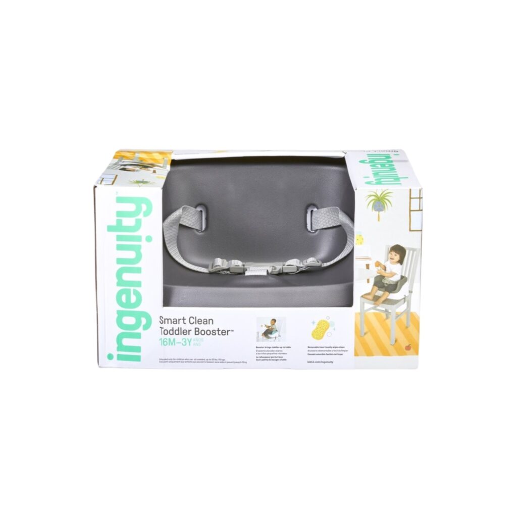 Ingenuity Smartclean Toddler Booster - Slate